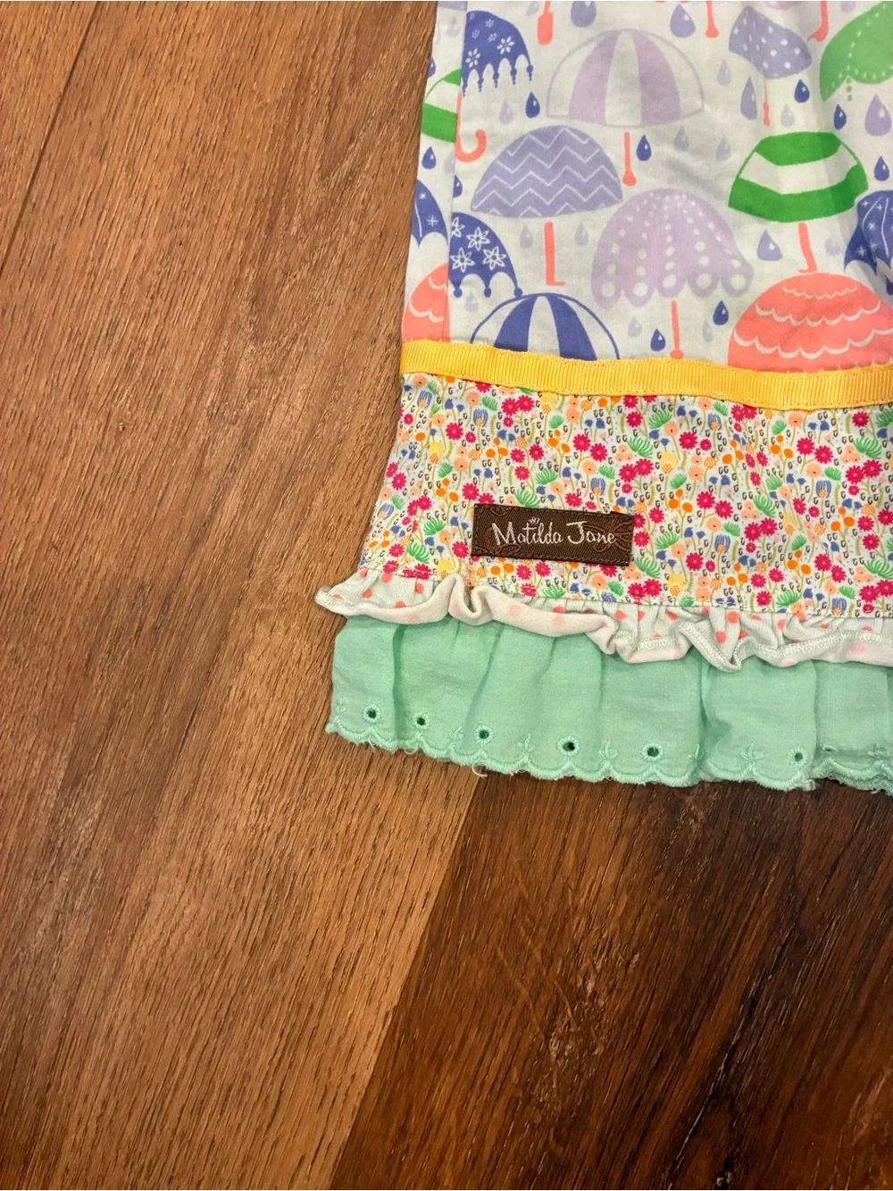 Matilda Jane Raindrops Dress The Adventure Begins Spring Summer Outfit 12-18m